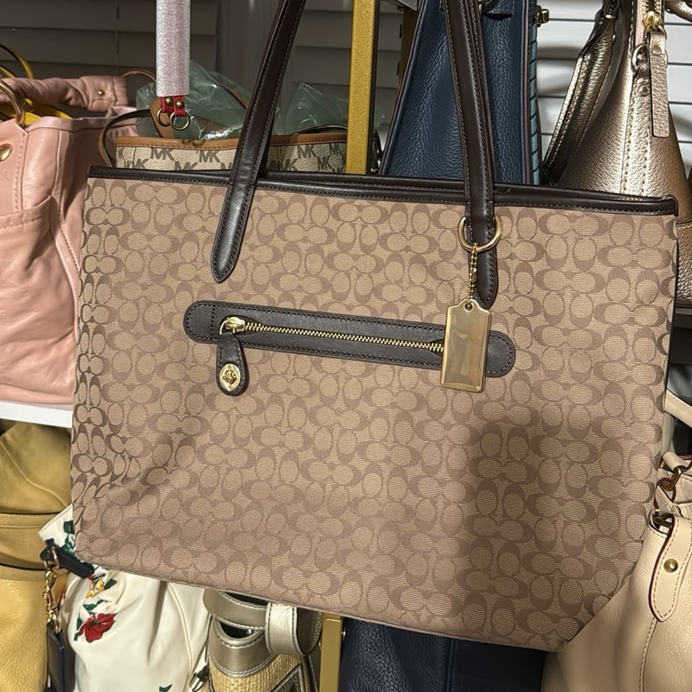 Coach Signature C - Brown Tote Bag